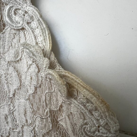 Vtg 90s Scott McClintock Halter Lace Bodice Velvet Bustle Formal Dress 14 READ - Picture 13 of 14